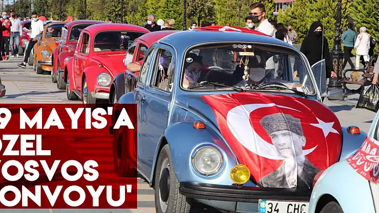 Samsun'da '19 Mayıs'a özel vosvos konvoyu'