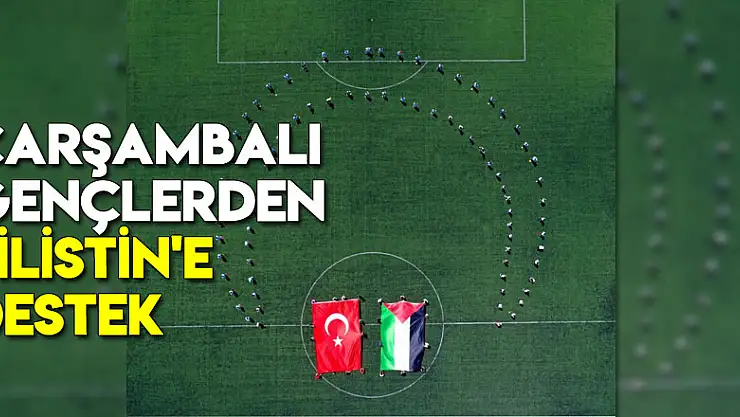 Çarşambalı gençlerden Filistin'e destek