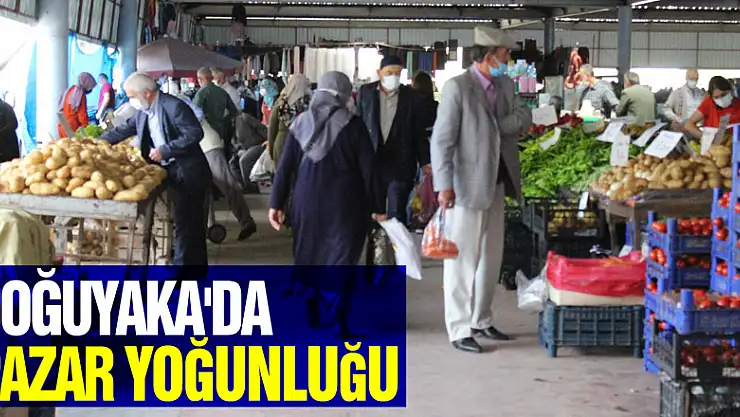 Doğuyaka'da Pazar Yoğunluğu
