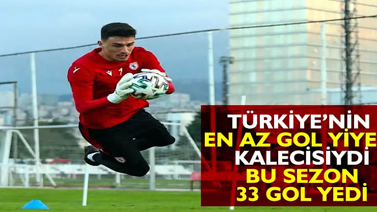 Türkiye'nin en az gol yiyen kalecisiydi, bu sezon 33 gol yedi