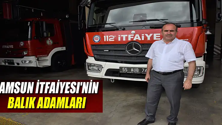 Samsun İtfaiyesi'nin 'Balık Adamları'