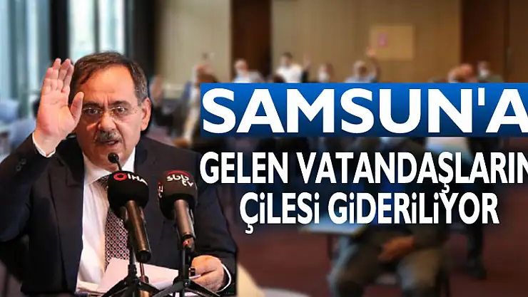 Samsun'a ilçelerden gelen vatandaşların çilesi gideriliyor
