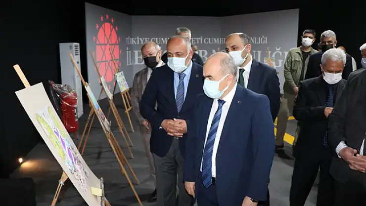 Bağımlılık ile mücadele resim sergisi açıldı