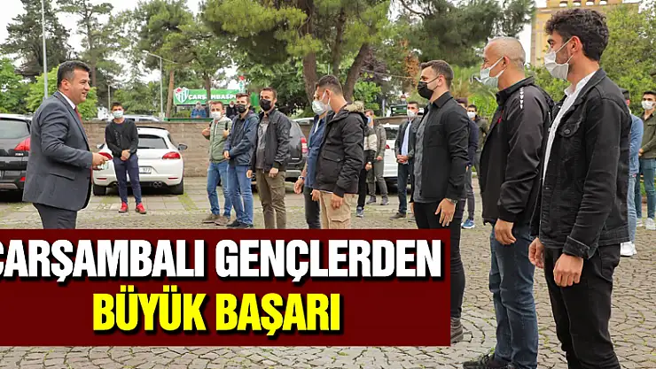 Çarşambalı gençlerden büyük başarı