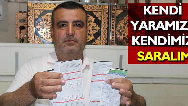 'KENDİ YARAMIZI  KENDİMİZ SARALIM'