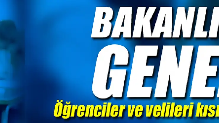İçişleri Bakanlığı'ndan 'Liselere Giriş Sınavı Tedbirleri' genelgesi