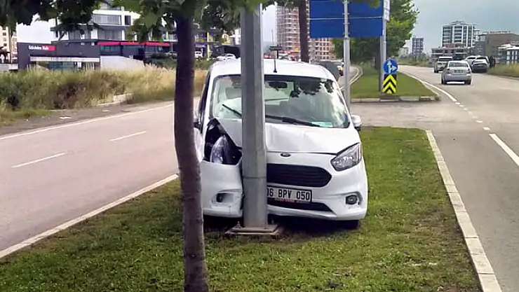 Samsun'da trafik kazası: 1 yaralı