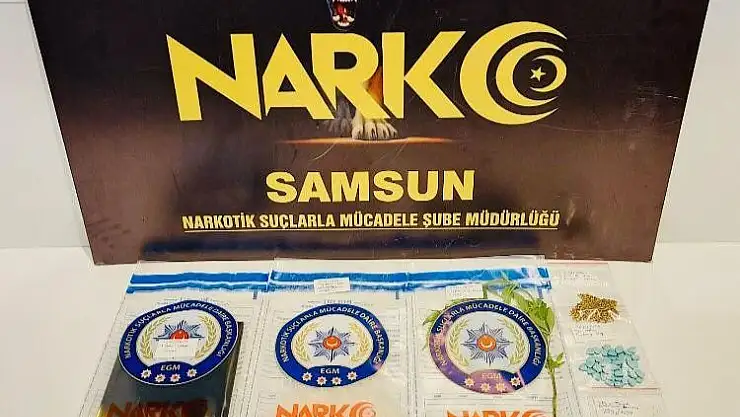 Samsun'da bir kadın uyuşturucu ticaretinden gözaltına alındı