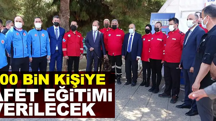 Samsun'da 800 bin kişiye afet eğitimi verilecek