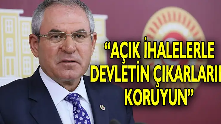 'Açık İhalelerle Devletin Çıkarlarını Koruyun'