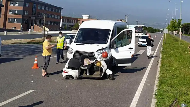 Samsun'da trafik kazası: 1 yaralı