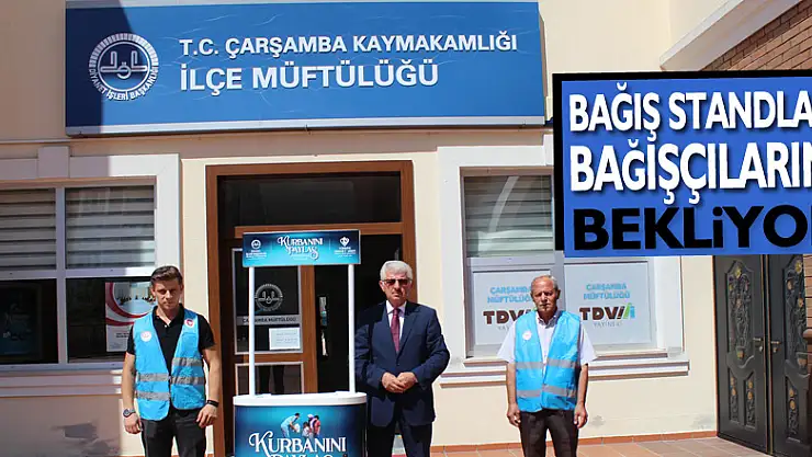 Bağış StandlarıBağışçılarını Bekliyor