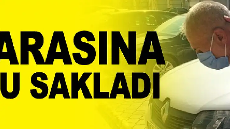 Otların arasına sakladığı uyuşturucu ele geçinde gözaltına alındı