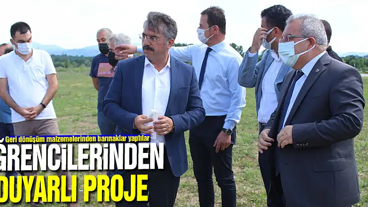 MESLEK LİSESİ ÖĞRENCİLERİNDEN DUYARLI PROJE