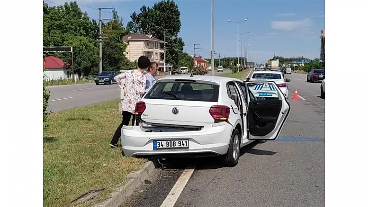 Samsun'da trafik kazası: 2 yaralı