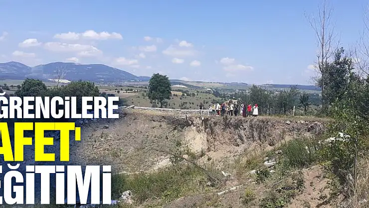 Çocuk evlerinde kalan öğrencilere 'afet' eğitimi