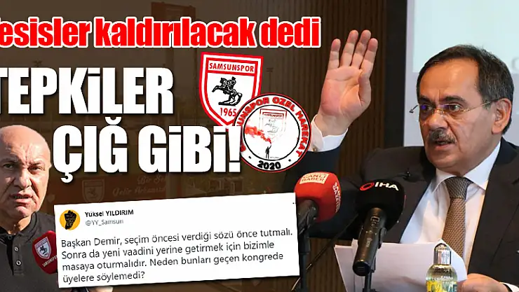 Tesisler kaldırılacak dedi, Tepkiler Çığ gibi büyüdü! 