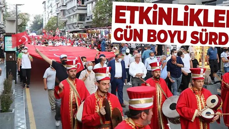 Samsun'da 15 Temmuz etkinlikleri gün boyu sürdü
