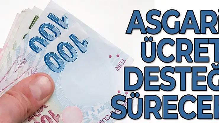 Çalışma ve Sosyal Güvenlik Bakanlığı: 'Asgari ücret desteği sürecek'