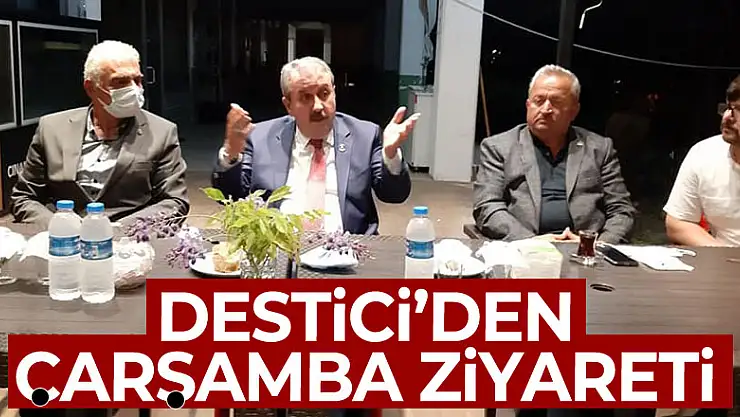 Destici'den Çarşamba ziyareti