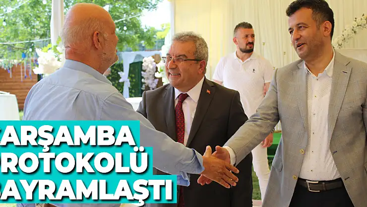 Çarşamba Protokolü Bayramlaştı
