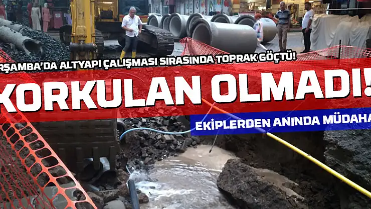Korkulan olmadı! Ekiplerden anında müdahale 