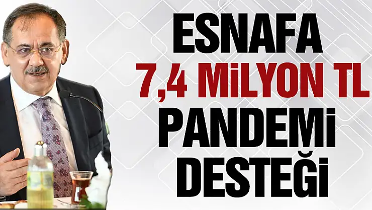 Samsun'da esnafa 7,4 milyon TL pandemi desteği