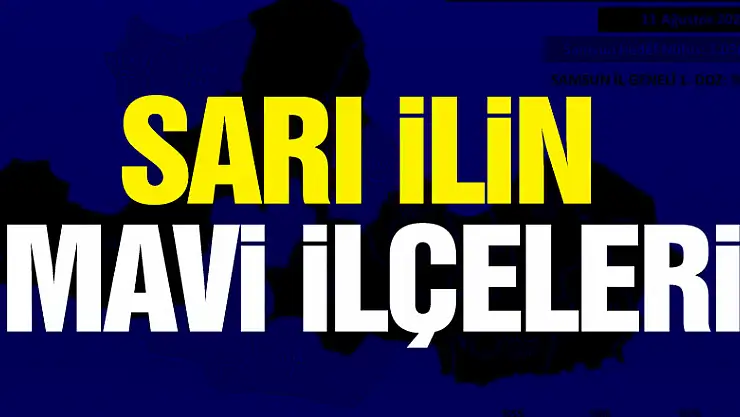 Sarı ilin mavi ilçeleri