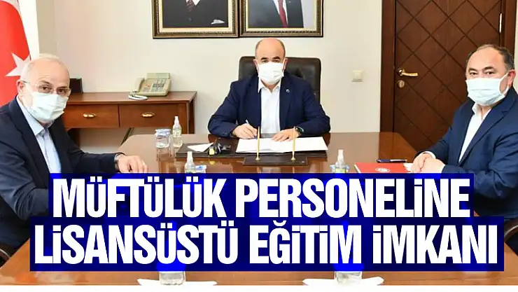 Müftülük personeline lisansüstü eğitim imkanı