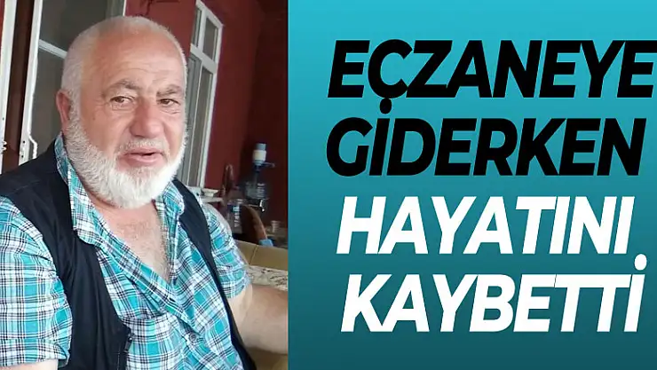 eczaneye ilaç almaya giderken kazada hayatını kaybetti
