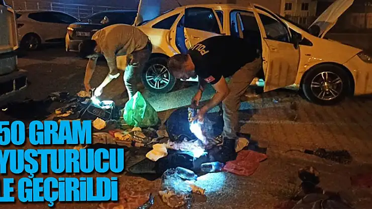 Bafra'da 850 gram uyuşturucu ele geçirildi