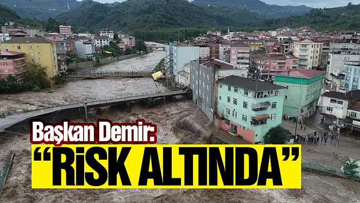 Başkan Demir: '150 kiloyu aşan bir yağış Terme ve Salıpazarı havzasını su altında bırakır'