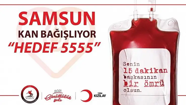 Orta Karadeniz'de 13 bin ünite kan açığı 