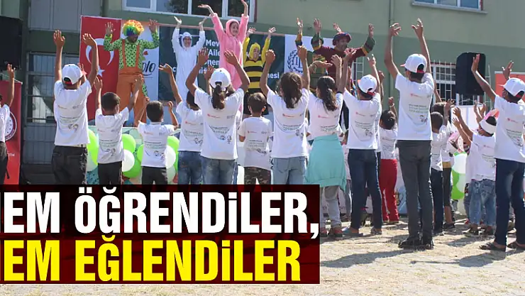 Hem öğrendiler, hem eğlendiler