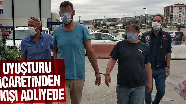 Samsun'da uyuşturucu ticaretinden 5 şahıs adliyede