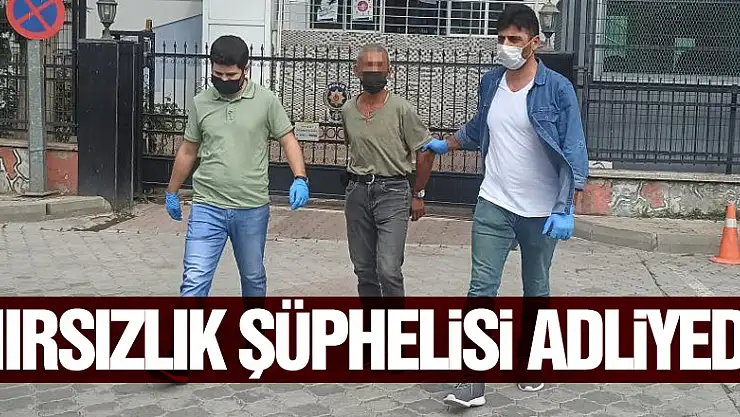 Hırsızlık şüphelisi adliyede