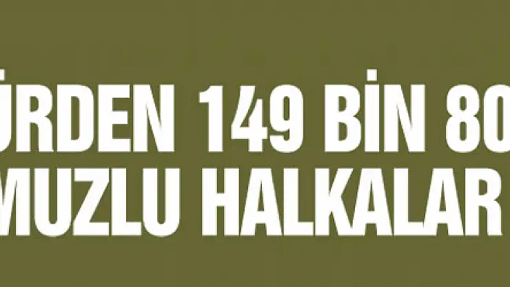 162 türden 149 bin 800 kuşa TR rumuzlu halkalar takıldı
