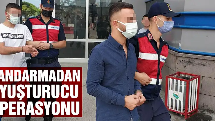 Jandarmadan uyuşturucu operasyonu: 2 gözaltı