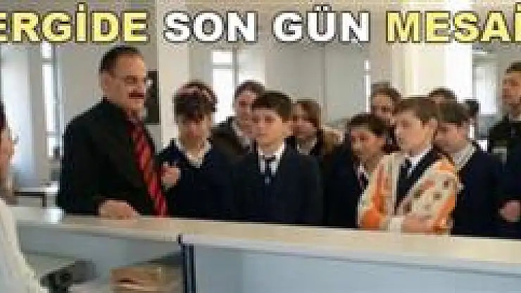 Vergide son gün mesaisi