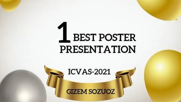 OMÜ Veteriner Fakültesi'ne ICVAS 2021'de 'En İyi Poster Ödülü'