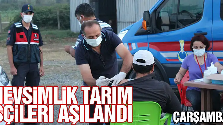 Mevsimlik Tarım İşçileri Aşılandı