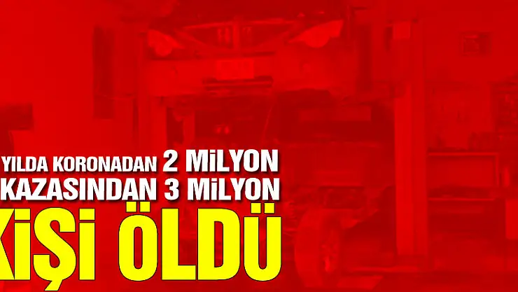 Bir yılda koronadan 2 milyon, iş kazasından ise 3 milyon kişi öldü