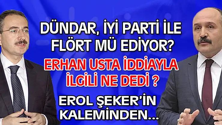 DÜNDAR, İYİ PARTİ İLE Mİ FLÖRTLEŞİYOR!?