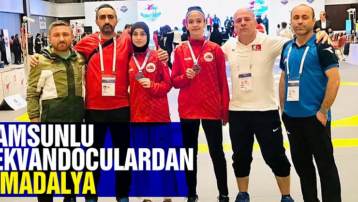 Samsunlu tekvandoculardan 6 madalya