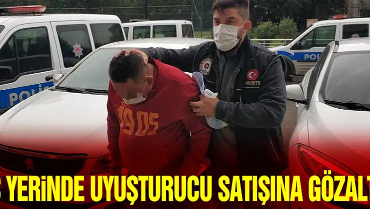 İş yerinde uyuşturucu satışına gözaltı