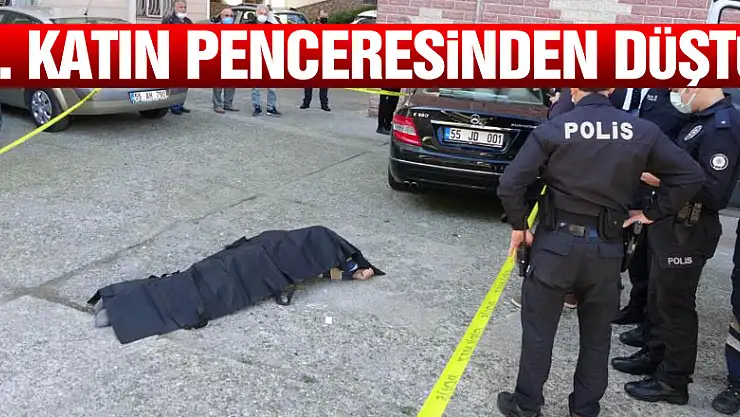 8. katın penceresinden düştü