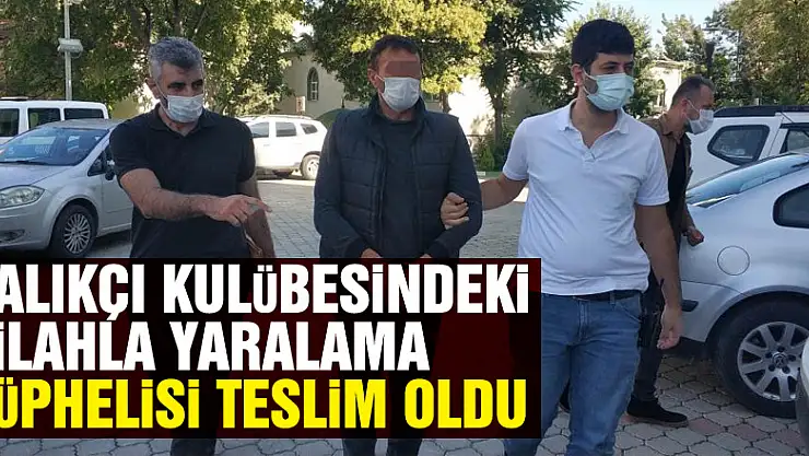 Balıkçı kulübesindeki silahla yaralama şüphelisi teslim oldu