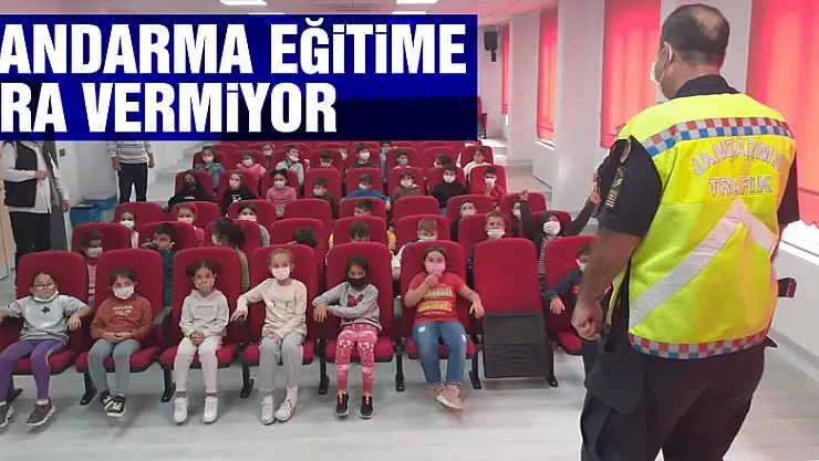 JANDARMA EĞİTİME ARA VERMİYOR