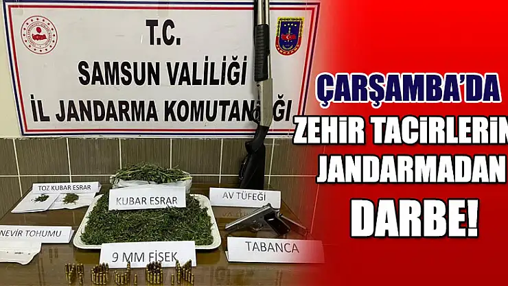 Zehir tacirlerine jandarmadan darbe!