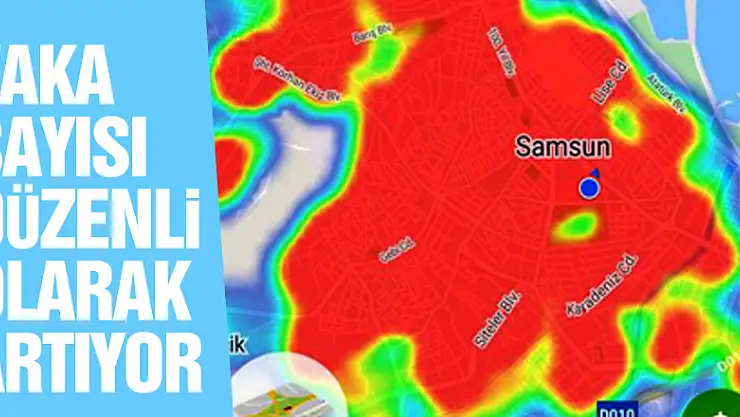 Samsun'da vaka sayısı 6 haftadır düzenli olarak artıyor